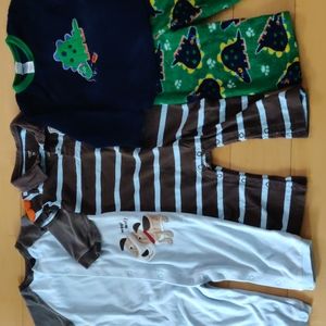 24 mos - 2 Carter's one pcs Sleep and Play and 1 set of pajamas